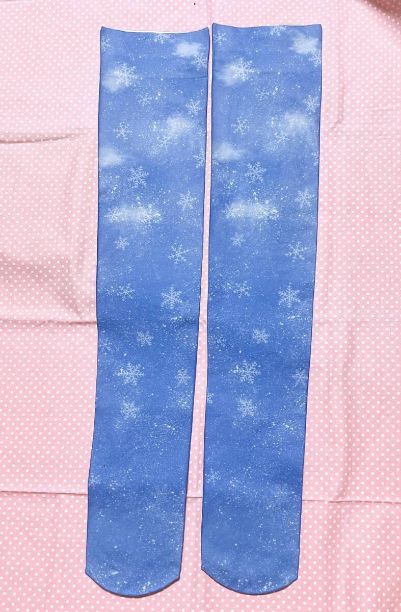 Preview of ★ALICE and the PIRATES スノードームトレイン柄オーバーニー★靴下 ソックス 雪 使用済み 中古