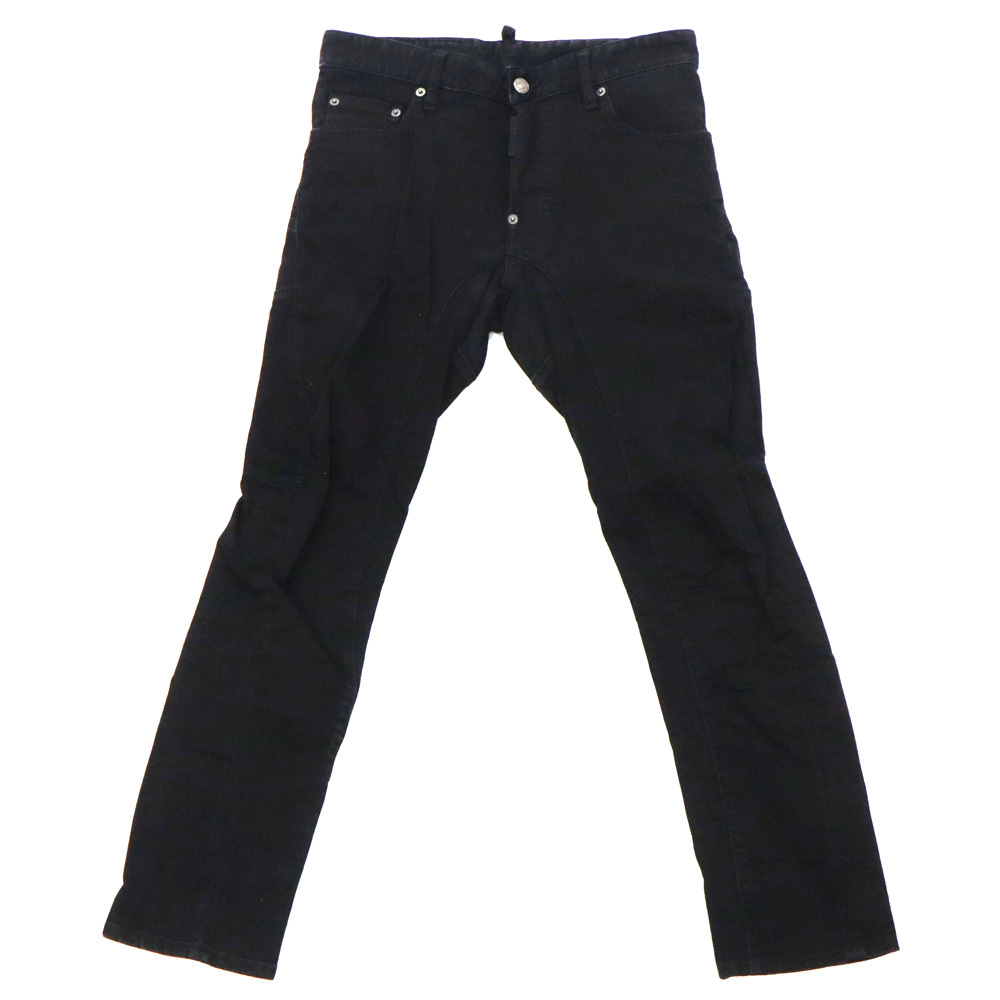 [Nagoya] Dsquared2 Black Bull Tie-Day Biker Jeans, Size 42, Denim Pants, 23SS, Men's Apparel