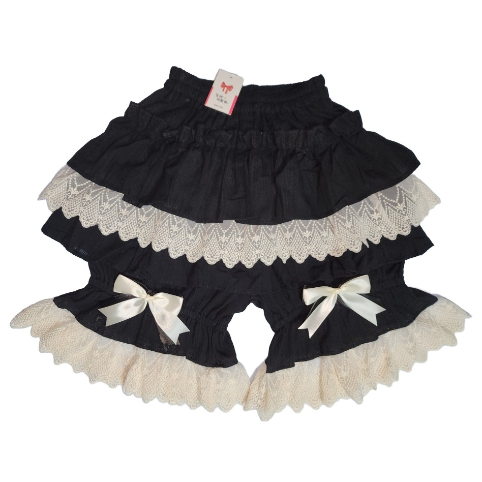 Preview of 即納 ドロワーズ ペチコート ロリータ かぼちゃパンツ 45cm丈 ショートパンツ インナー インナーパンツ 春夏 快適 透け防止 ペチパンツ