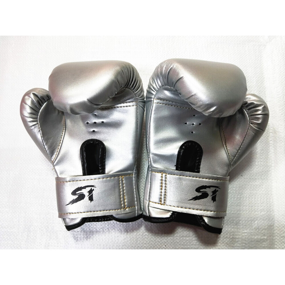 ☆ Silver ☆ Boxing Gloves for Kids - Training Gloves - Boxing Gloves for Kids - Punching Gloves
