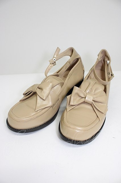 Preview of Angelic Pretty / Bunny College Shoes, Size L, Beige, T-26-03-01-030-AP-SH-SA-ZTK043