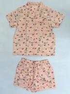 Used clothing and accessories, all-over print, Chiikawa's Summer Vacation, satin.Pajamas(Short sleeves &Shorts Pink, Women's XXL