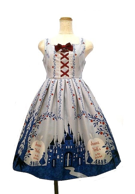Preview of Brand New Innocent World Snow White and Red Apple Jumper Skirt (JSK)