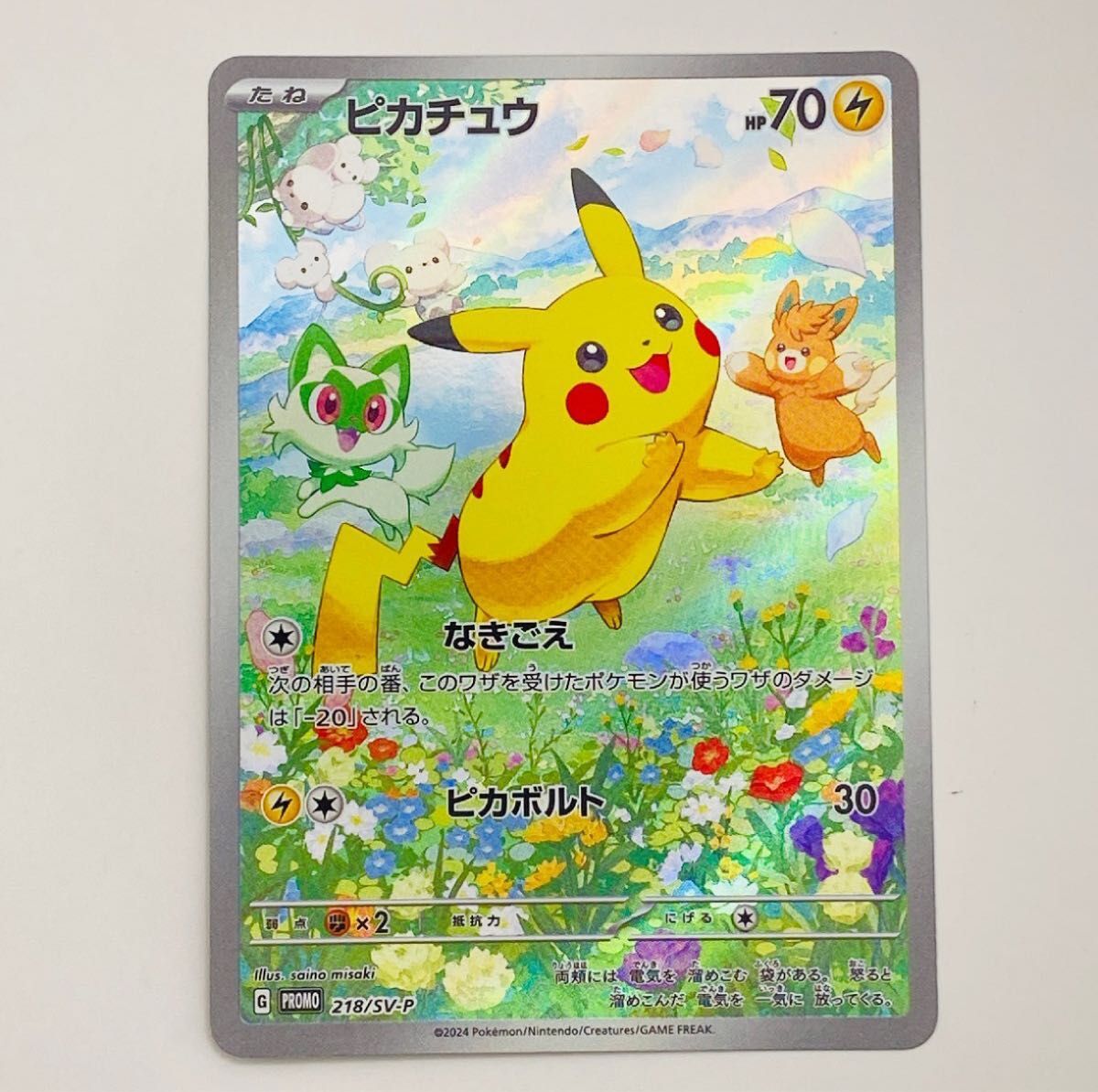 ピカチュウ プロモ ポケカの夏がキタ ポケモンカードゲーム | Shop at