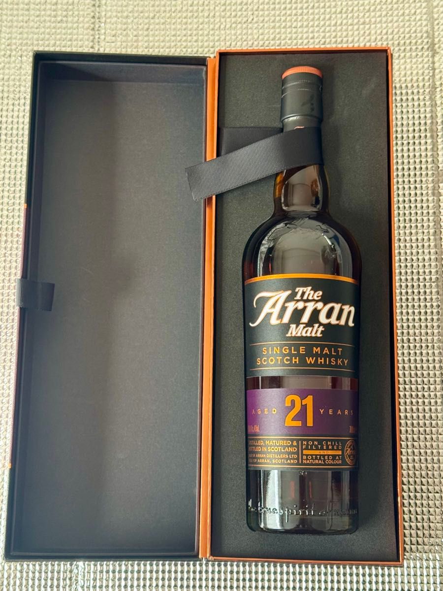 Arran アラン シングルモルト スコッチウイスキー 21年 700ml 46%VOL