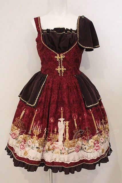 Preview of metamorphose / dim light holy Jumper Skirt Wine O-26-05-19-076-ME-OP-IG-OS