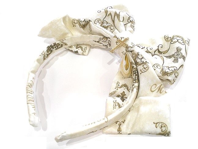 Preview of Metamorphose Cross Charm Ribbon Headband Metamorphose Cross
