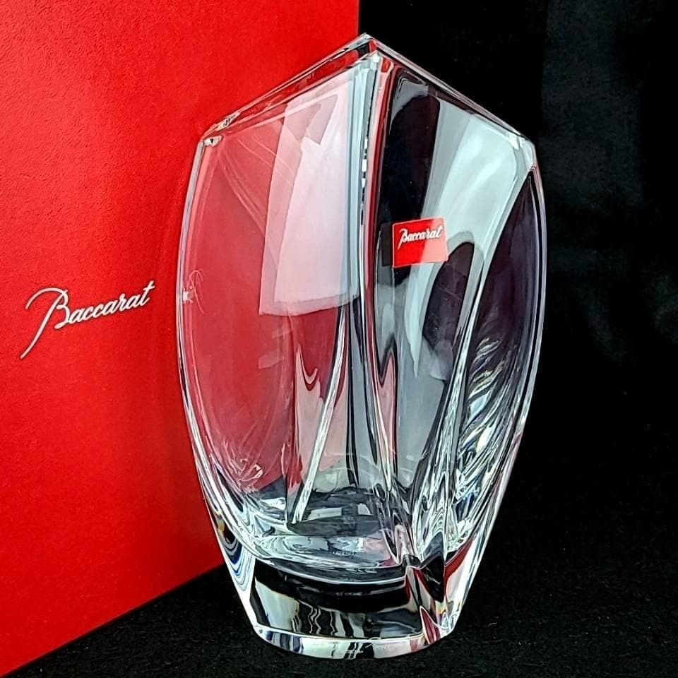 ∞美品∞バカラ Baccarat リゴット RRigot 花瓶 フラワーベース ベース