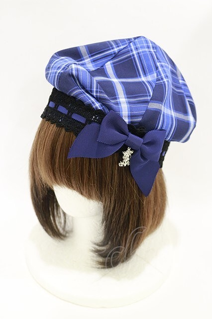Preview of ALICE and the PIRATES / Matildaベレー帽 ブルー H-26-06-26-1003-PA-AC-NS-ZH