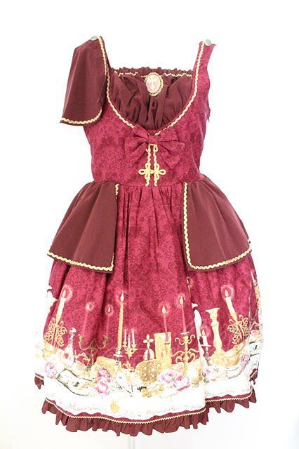 Preview of metamorphose / dim light holy Jumper Skirt Wine O-26-07-24-065-ME-OP-IG-OS