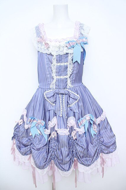 Preview of BABY,THE STARS SHINE BRIGHT / Albertineジャンパースカート ブルー Y-26-08-20-157-BA-OP-SZ-ZS