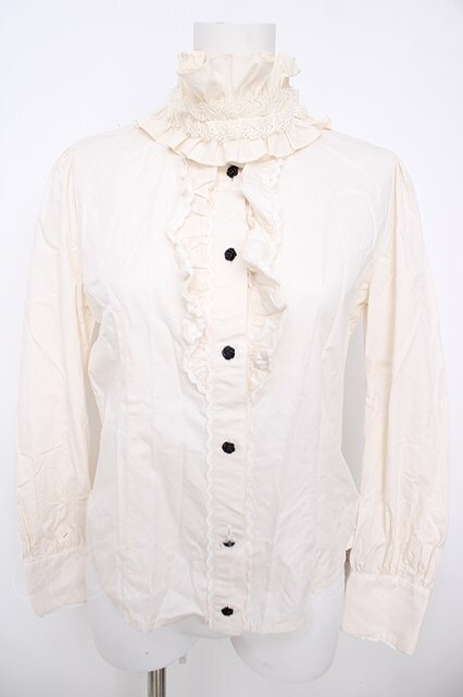 Preview of ALICE and the PIRATES / Francesca Frill Blouse Off-White Y-26-08-09-041-PA-BL-SZ-ZY