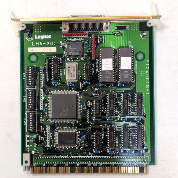 ◆SCSI Board◆【Logitec】LHA-20 PC9801 C-bus Board Retro PC Parts Heisei Retro As-is Unchecked 5
