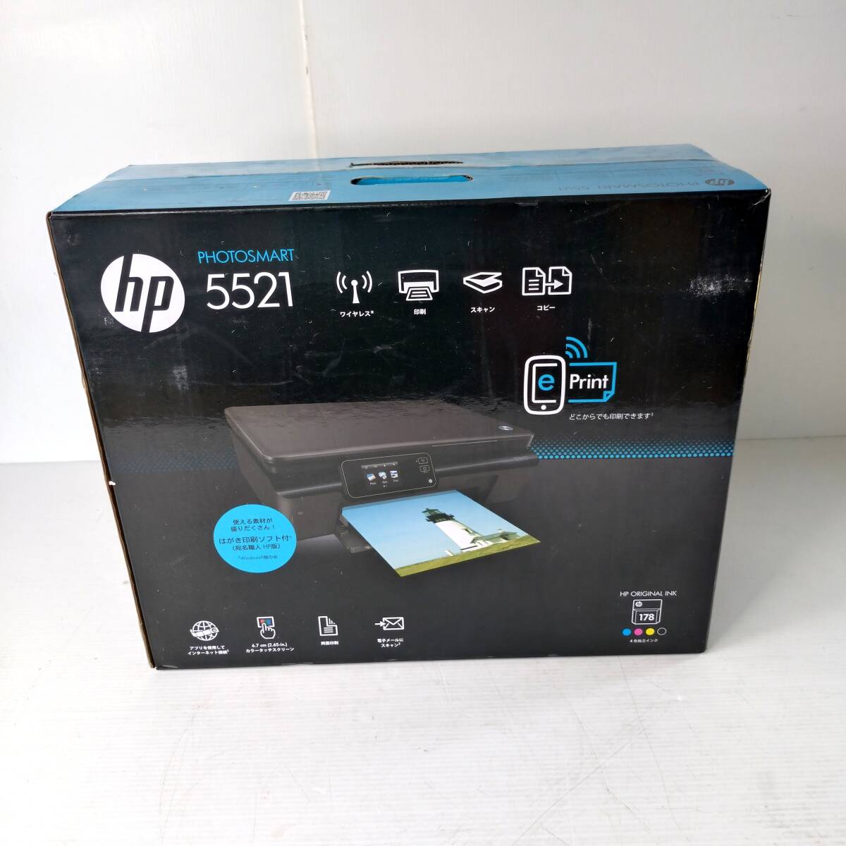 ■ Unused HP Photosmart 5521 Color Printer Multifunction Printers Inkjet Printers A4 printer