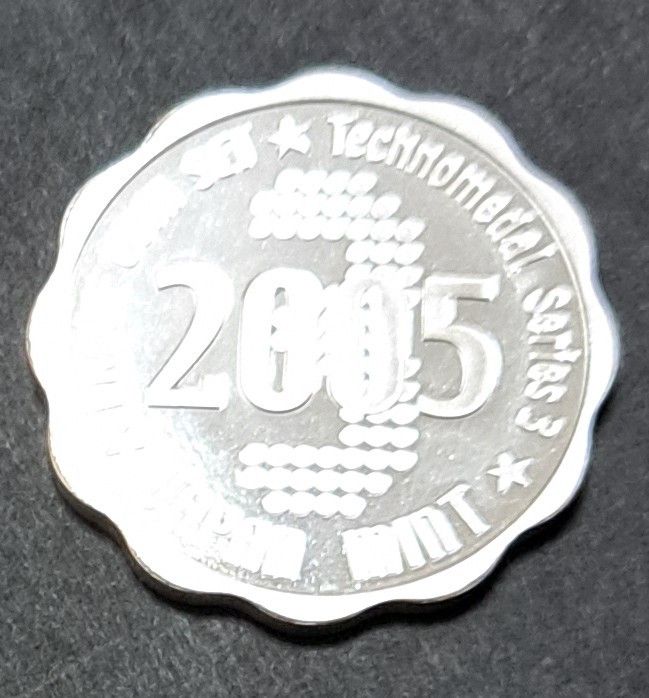 純銀メダル 造幣局2005年 プルーフ貨幣セット出し テクノメダル