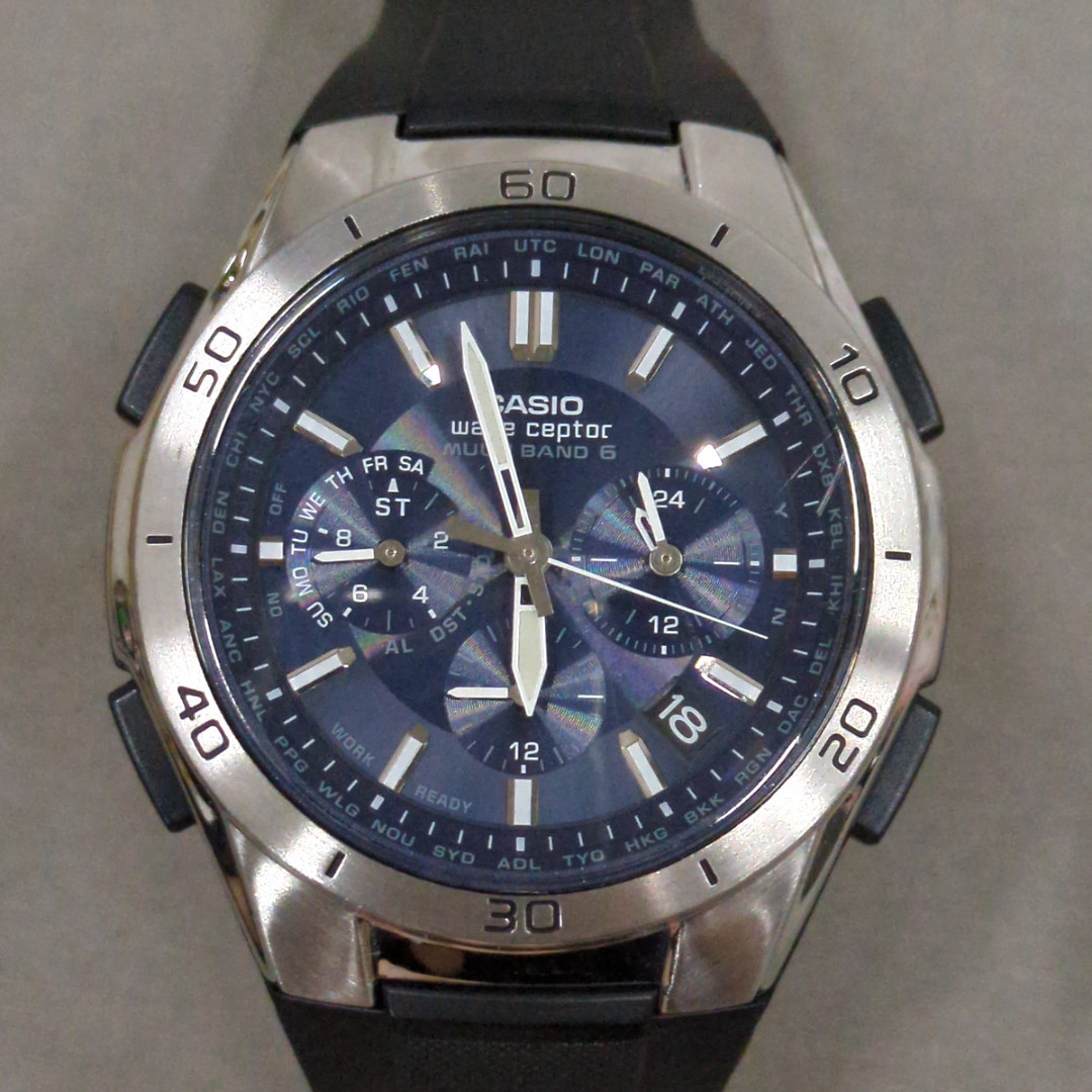 Casio Multi-Band 6 Wave Ceptor Tough Solar Analog Watches WVQ-M410 Men's Clothing Accessories
