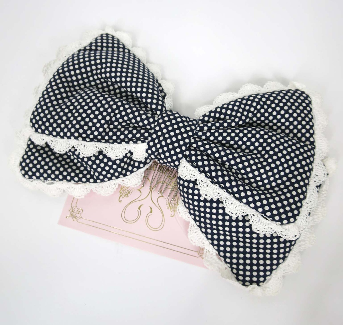 Preview of Metamorphose Lace Ribbon Comb / Metamorphose Tend de Fille Hair Comb Hair Accessory [B76792]