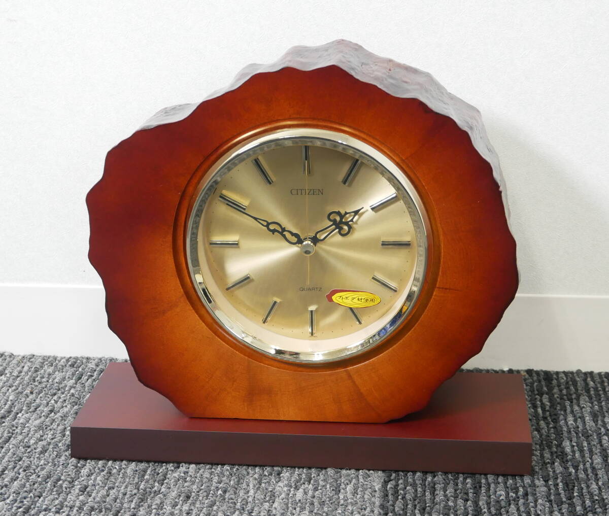 citizen シチズン 置時計 年輪