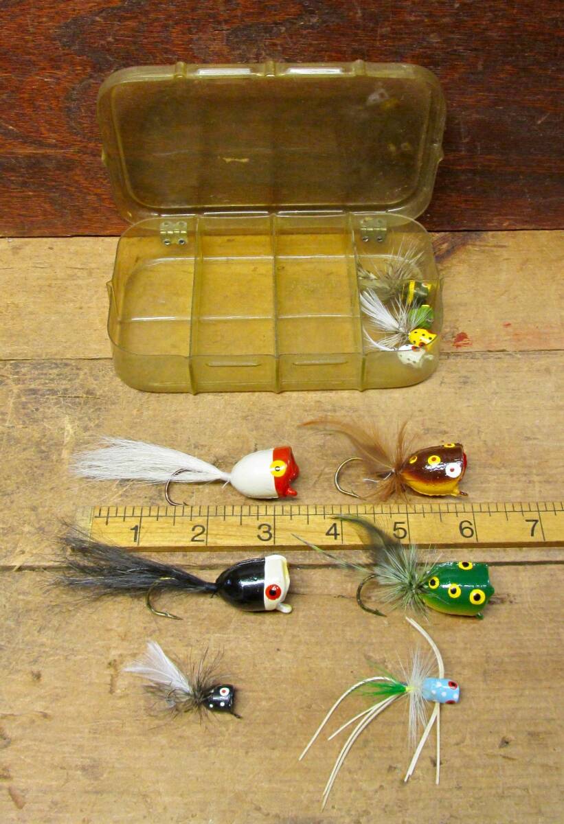 Vintage Fishing Box (with Lures & Flies) - Fishing - Freshwater Gear - Overseas - Buy It Now