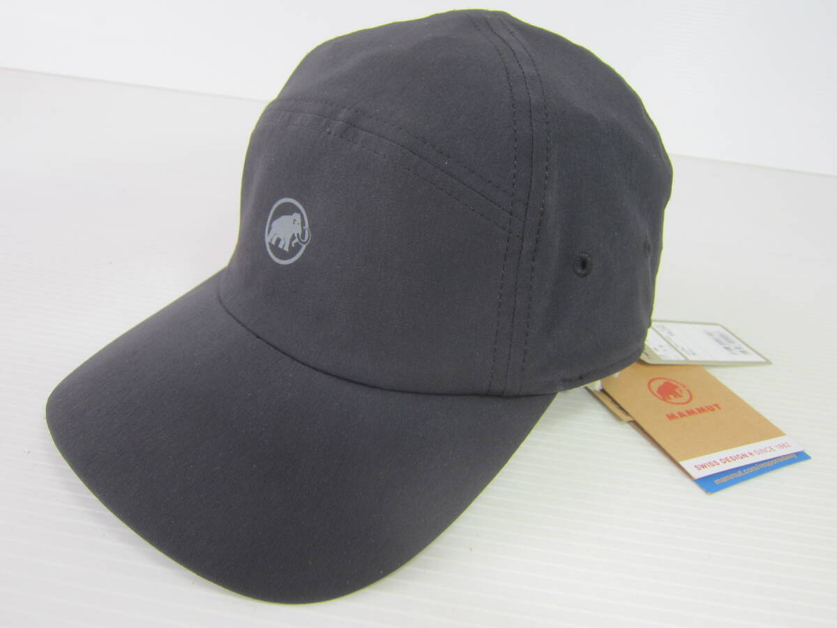 Brand New Mammut Sun Peak Cap, MS Size, Black. Ideal for outdoor activities, hiking, trekking, camping, sports, and leisure.