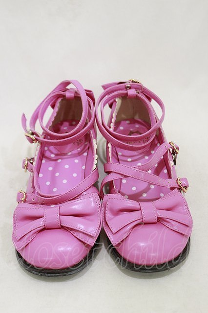 Preview of Angelic Pretty / Tea Party Shoes M Pink H-26-09-02-1001-AP-SH-NS-ZH
