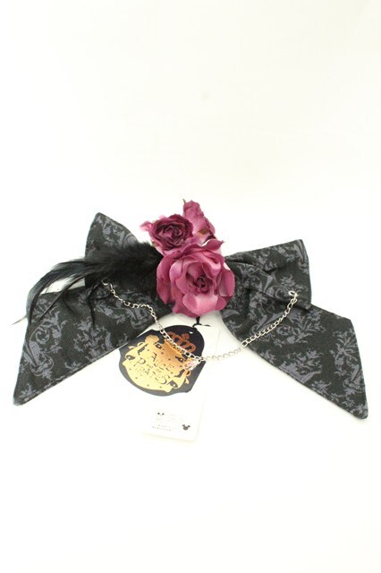 Preview of ALICE and the PIRATES / Ribbon Barrette (Maleficent) Black O-26-02-18-081-PA-AC-OW-ZT0912J