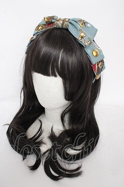 Preview of Angelic Pretty / Noble Collectionカチューシャ サックス Y-26-09-16-035-AP-AC-SZ-ZY