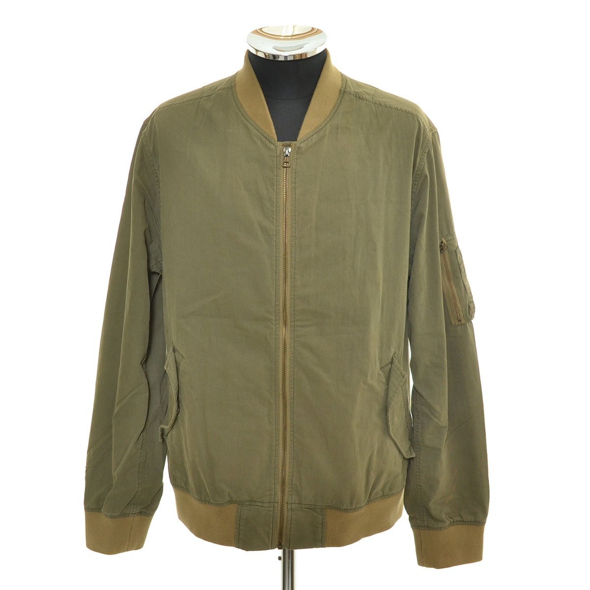 ◆601846 CAB CLOTHING ◇Military Jackets MA-1 Bomber Jackets Men's size M, khaki