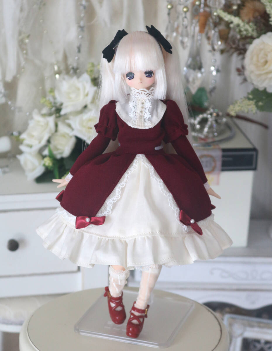 Preview of 1/6 Classical Lolita Dress Bordeaux ① Pure Neemo Flexion, Emotion 2 (S, M size) Azone