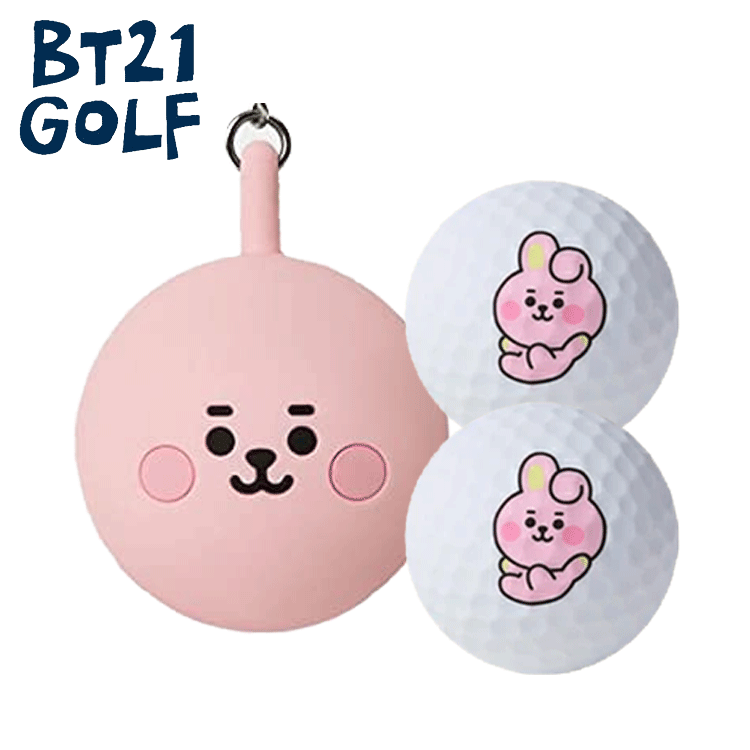 BT21 GOLF BABY Ball Pouch SET [BT21] [Ball Pouch]Golf Balls[Set] [Character] [COOKY] [Golf Bag]