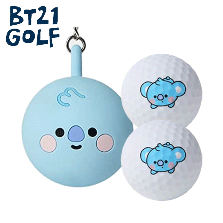BT21 GOLF BABY Ball Pouch SET [BT21] [Ball Pouch]Golf Balls[Set] [Character] [KOYA] [Golf Bag]
