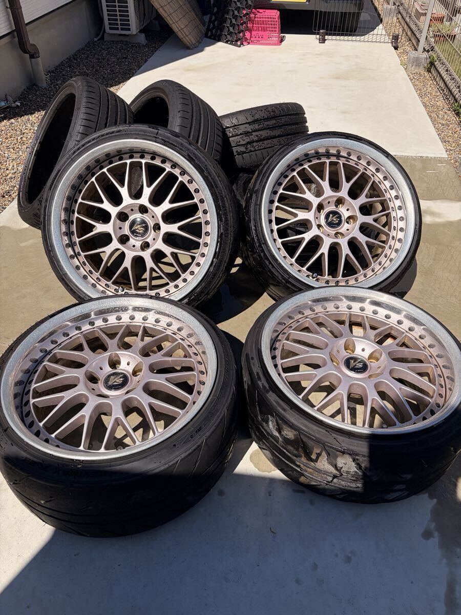 18インチ 深リム　メッキ　４本セット　jzx100 18インチ 深リム 4本