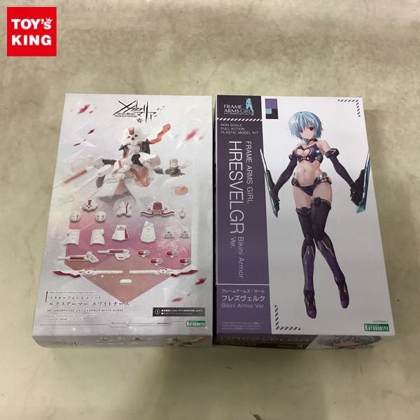 Preview of Starting at 1 yen (including unopened items): Frame Arms Girl Freszwerk Bikini Armor Metamorphosis Unit Ex-Armor White Nurse