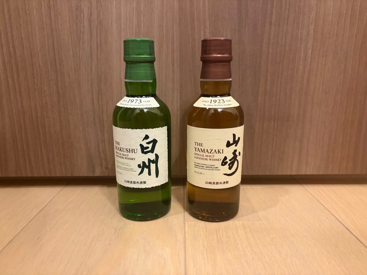 4本セット サントリー 山崎 白州 180ml ミニボトル | Shop at