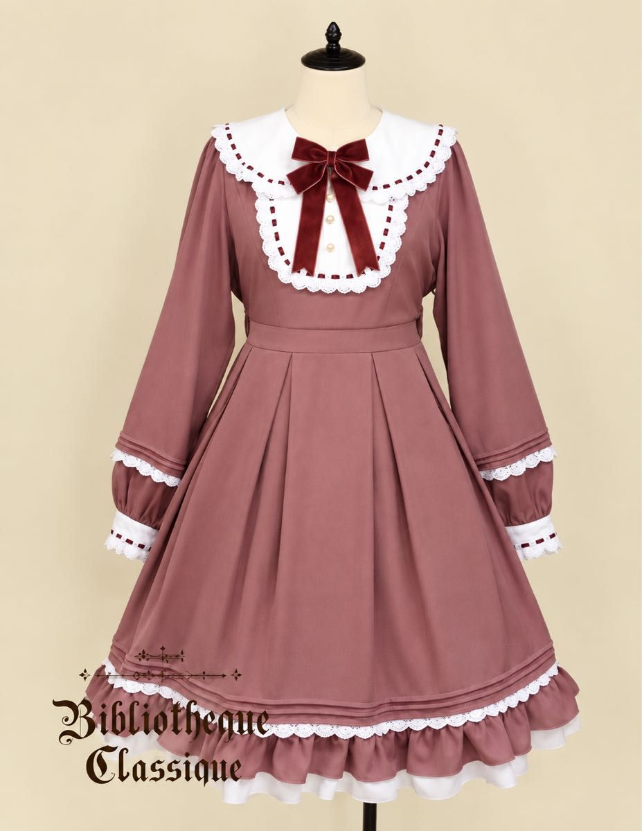 Preview of 新品タグ付 Amavel Classique Maidワンピース ピンク