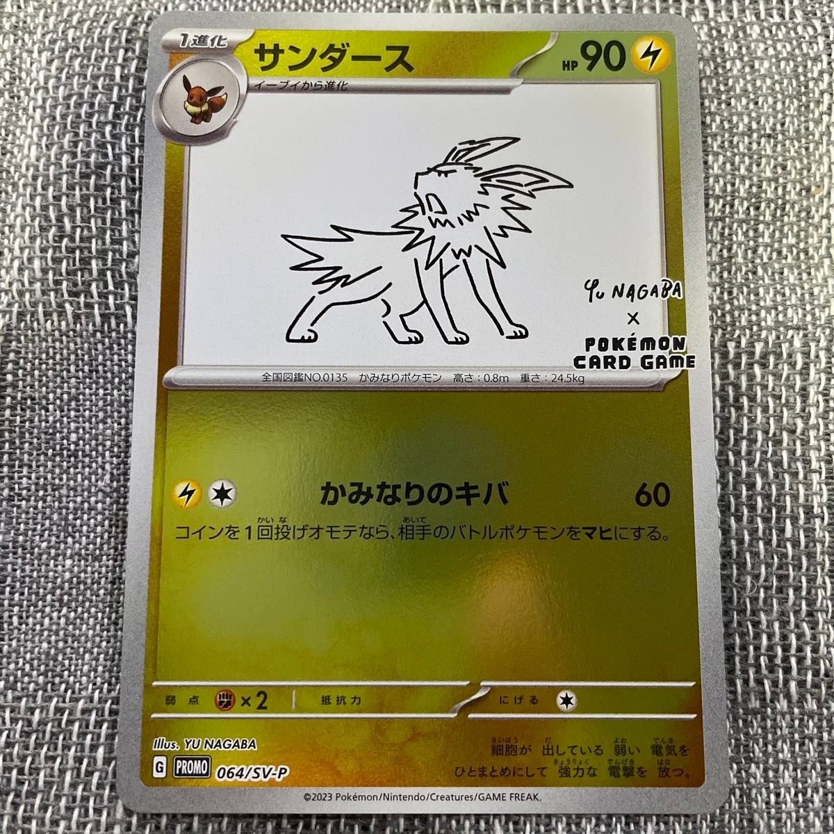 サンダース PSA10 NAGABA プロモ ポケモンカード SV-P 長場雄 サンダース PSA10 NAGABA プロモ ポケモンカード SV-P 長場雄 ポケカ