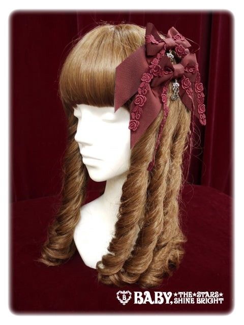 Preview of Alice and the Pirates Dangling Ribbon Comb (Navy)