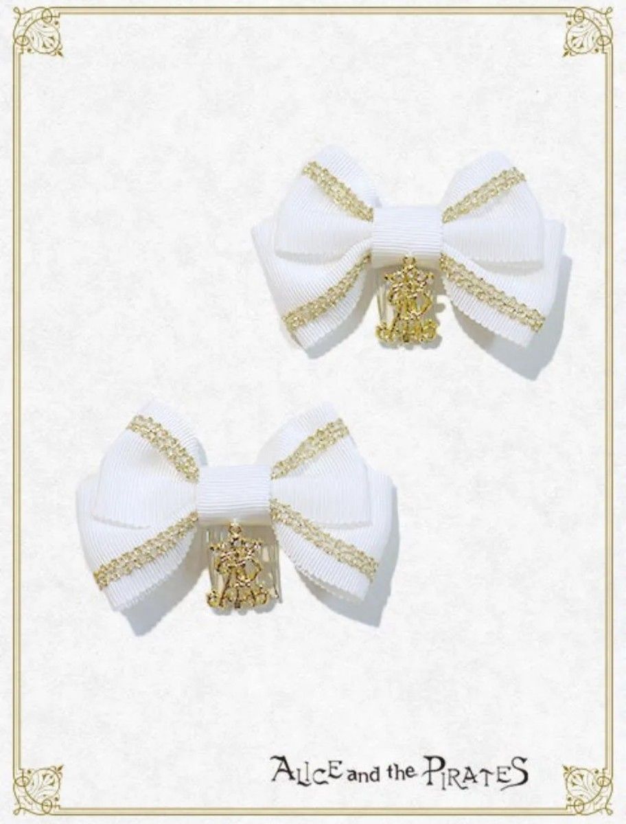 Preview of Reduced price until October 7th: A/P Grosgrain Ribbon Comb - Alice and the Pirates
