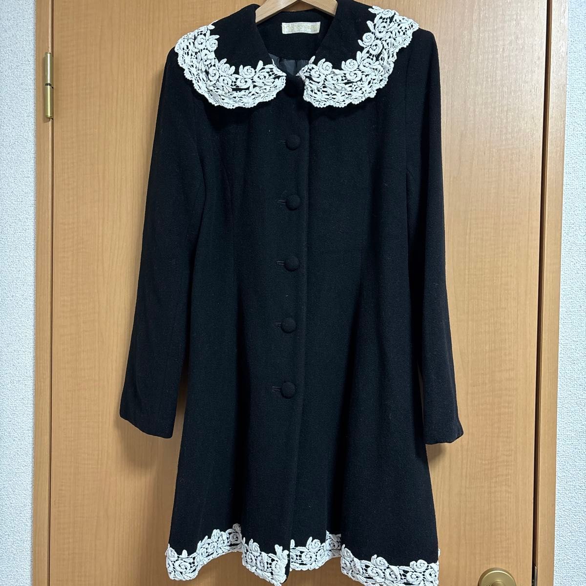 Preview of Metamorphose Black Coat, Knee-Length, Made in Japan