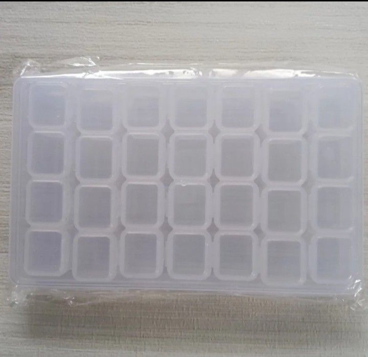Bead case, small item case, clear case, small item container Storage & Organization Case Parts case