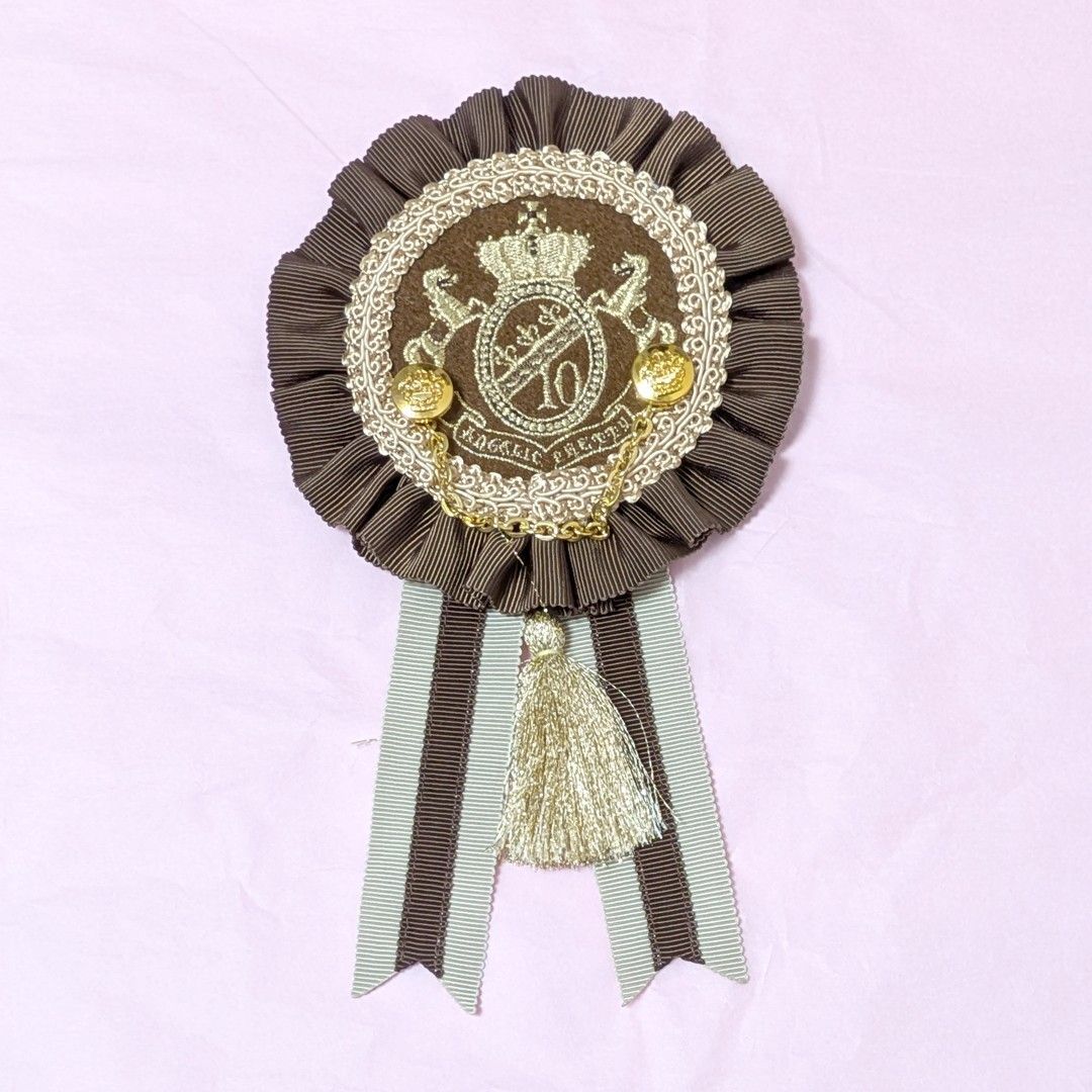 Preview of Angelic Pretty Academy Emblem Patch Brooch - Brown