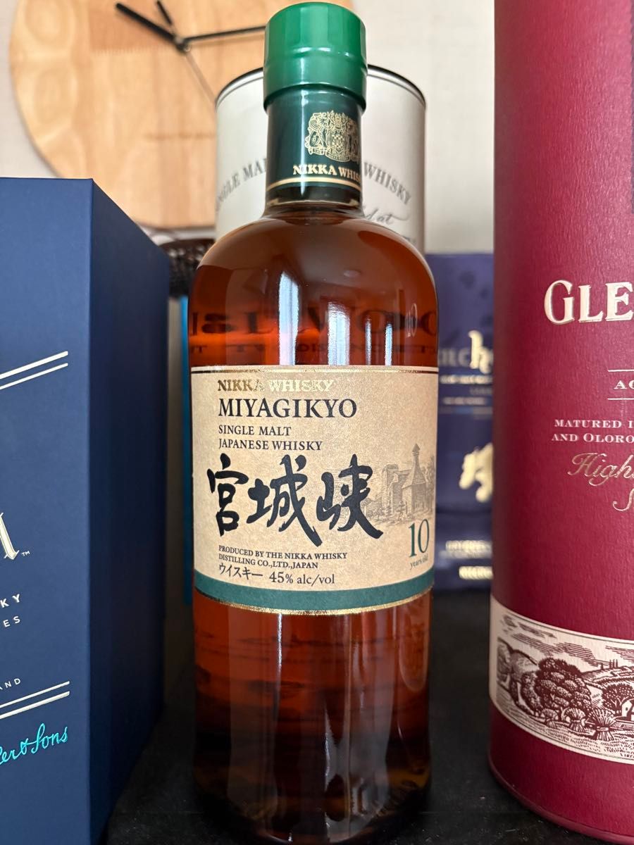 ニッカ シングルカスク モルトウイスキー 宮城峡 10年 箱あり 未開封