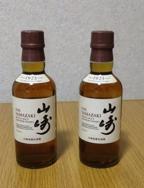 サントリー 山崎 シングルモルト ウイスキー 180ml ミニボトル 4本