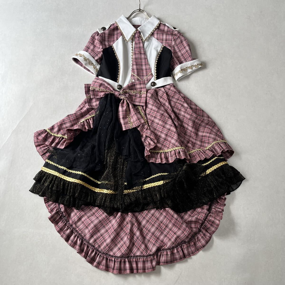 Preview of Free shipping on 3 items☆ Unused with tags Your Highness Ribbon Asymmetrical Idol Gothic Lolita Dress with Frills and Ribbons