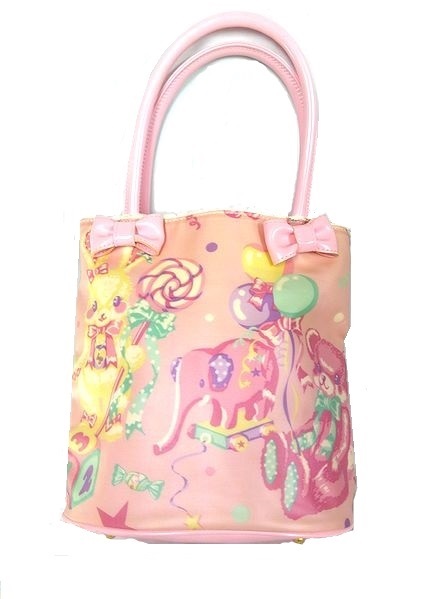 Preview of Early Rare Item Angelic Pretty TOY PARADE Tote Bag