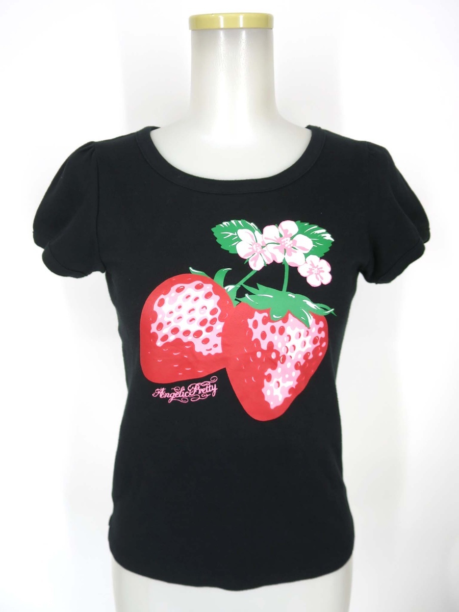 Preview of Angelic Pretty / Berry Garden Print T-Shirt / Angelic Pretty [B77498]