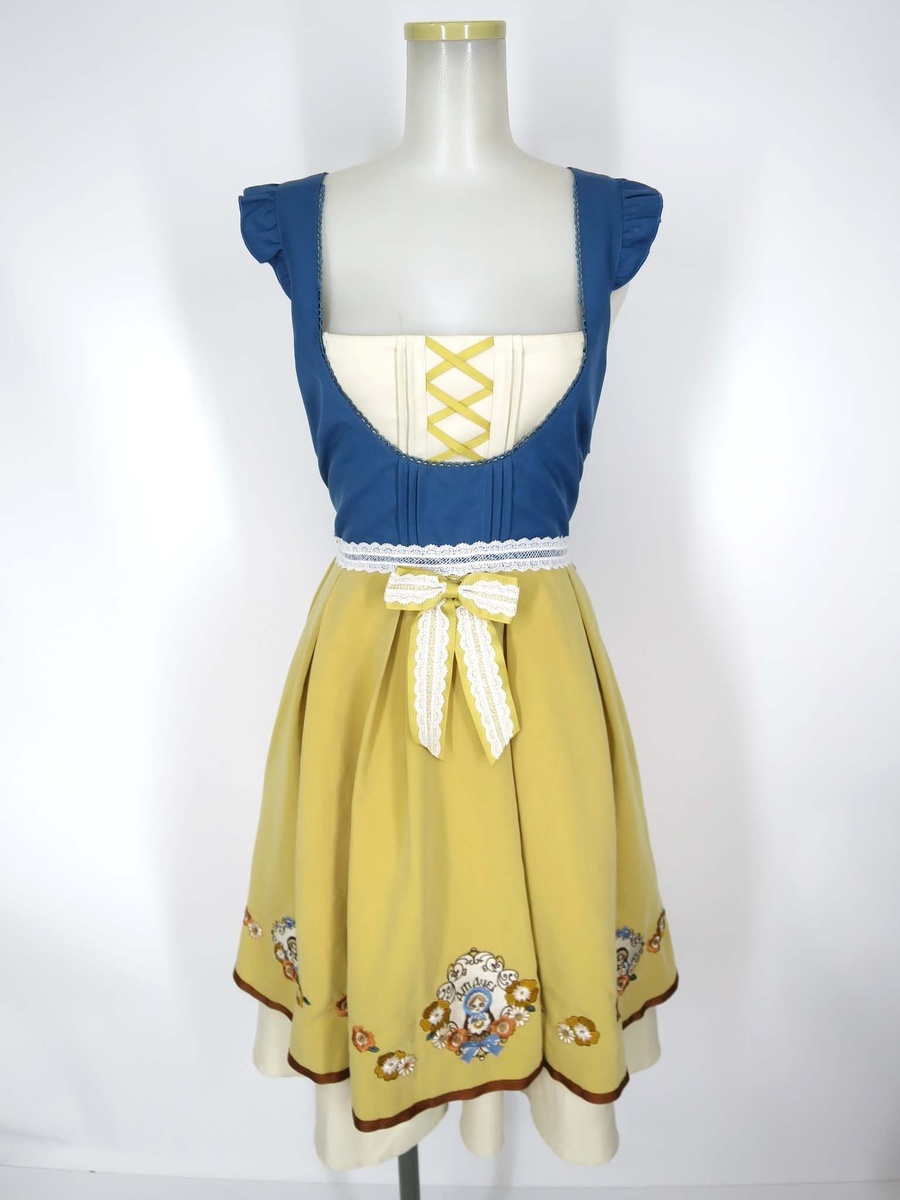 Preview of Amavel Flower Field Matryoshka Jumper Skirt / Amavel [B77573]