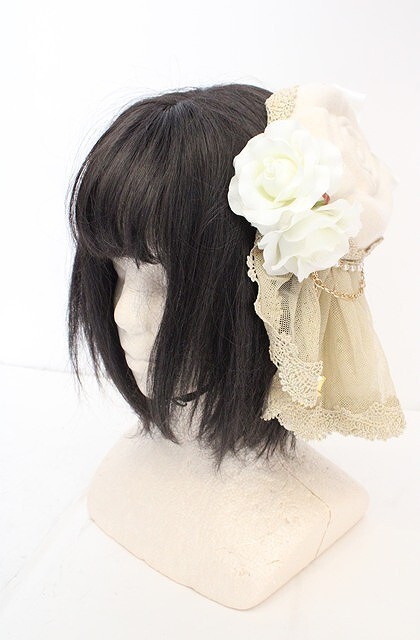 Preview of ALICE and the PIRATES / Under the Rose?闇の使者と薔薇の刻印?薔薇のトーク帽 オフシロ×ゴールド O-26-09-29-1002-PA-AC-OW-OS
