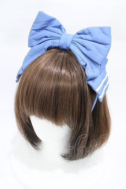 Preview of metamorphose / セーラーリボンカチューシャ ブルー H-26-09-28-003-ME-AC-NS-ZH