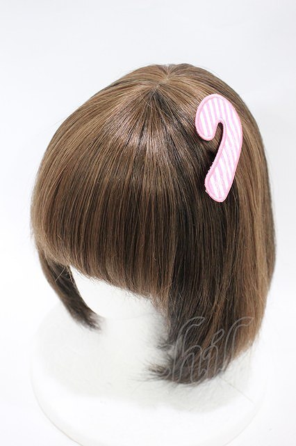 Preview of Angelic Pretty / キャンディケーンワッペンクリップ ピンク H-26-09-25-019-AP-AC-NS-ZH